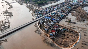 Река Ишим поднялась почти до критической отметки