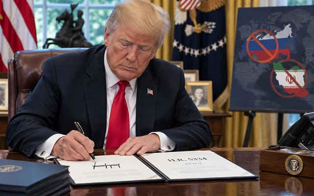Трамп подписал закон о новых санкциях против России