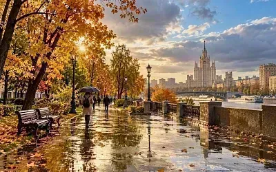 После дождей в Москву к выходным вернётся тепло 