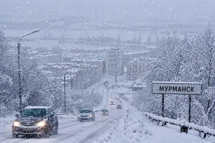 Мурманск снова стал зимним за один день