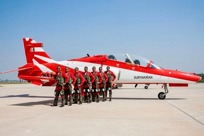 Авиашоу в Индии приурочено к годовщине ВВС