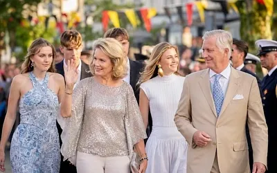 Королевская семья Бельгии сменила протокол на праздник