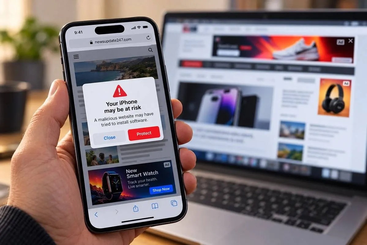 iPhone могут заражать через сайты и интернет-рекламу