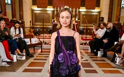 Леди Амелия Виндзор вышла на лондонскую неделю моды 