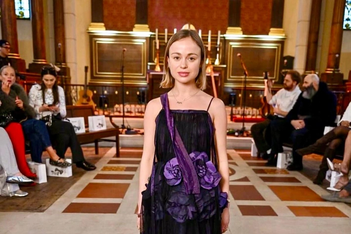 Леди Амелия Виндзор вышла на лондонскую неделю моды 