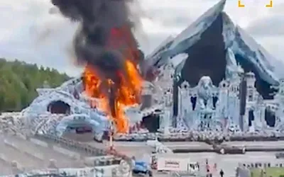Пожар на главной сцене Tomorrowland в Бельгии за два дня до начала фестиваля
