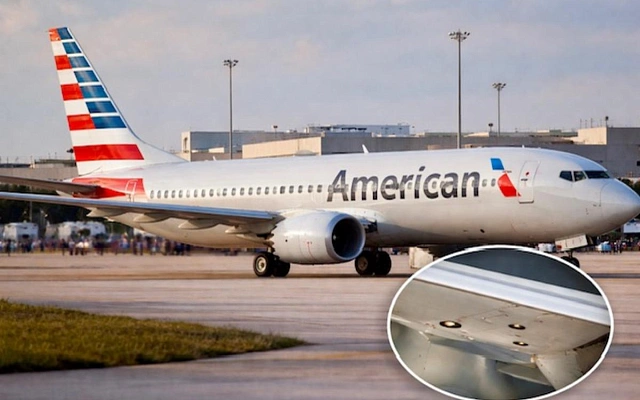 На самолёте American Airlines после рейса из Колумбии обнаружены пулевые отверстия