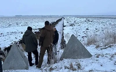 В Курской области арестован предприниматель, ответственный за строительство укреплений на границе