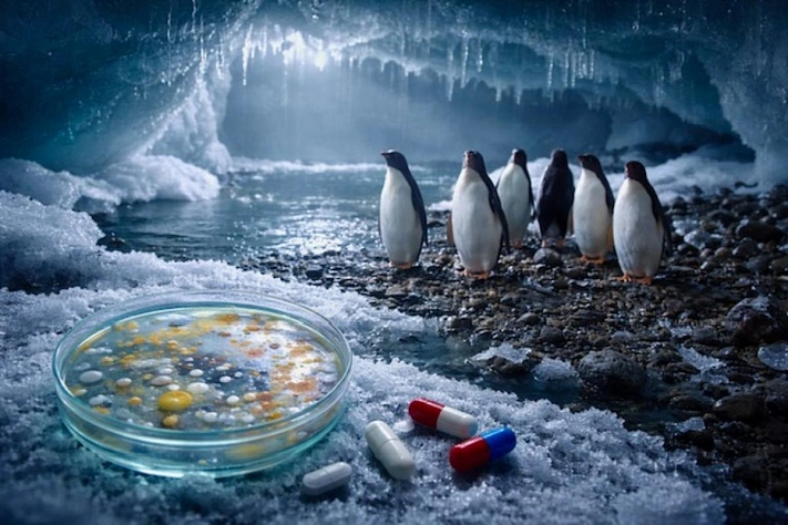 Древние бактерии во льду оказались устойчивыми к антибиотикам