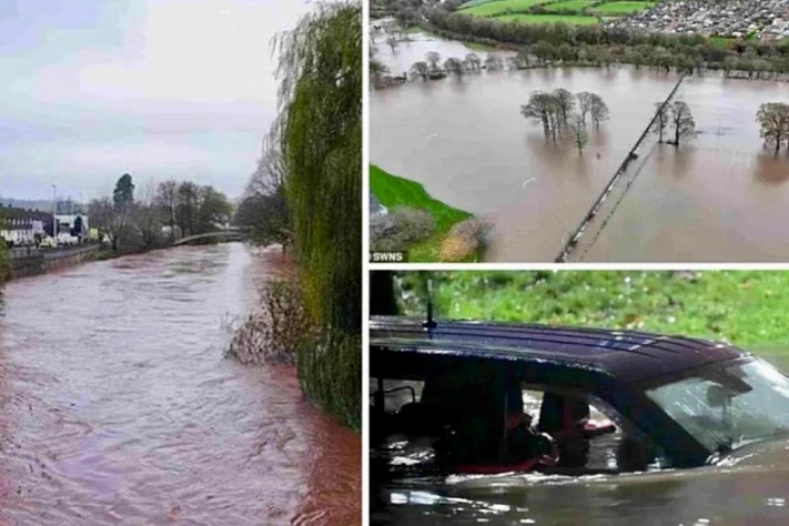 Шторм «Клаудия» привёл к наводнениям в Уэльсе и Англии