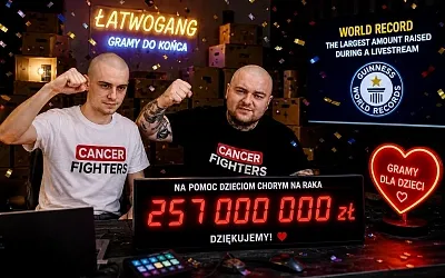 Польский стример собрал рекордные деньги для детей