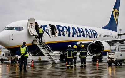 Пассажира Ryanair едва не вытянуло через разбитый иллюминатор