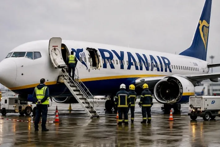 Пассажира Ryanair едва не вытянуло через разбитый иллюминатор