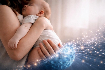 объятия с младенцем перед сном чрезвычайно полезны