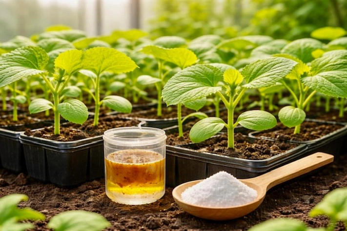 Янтарная кислота для огурцов весной работает не как чудо, а как мягкая поддержка