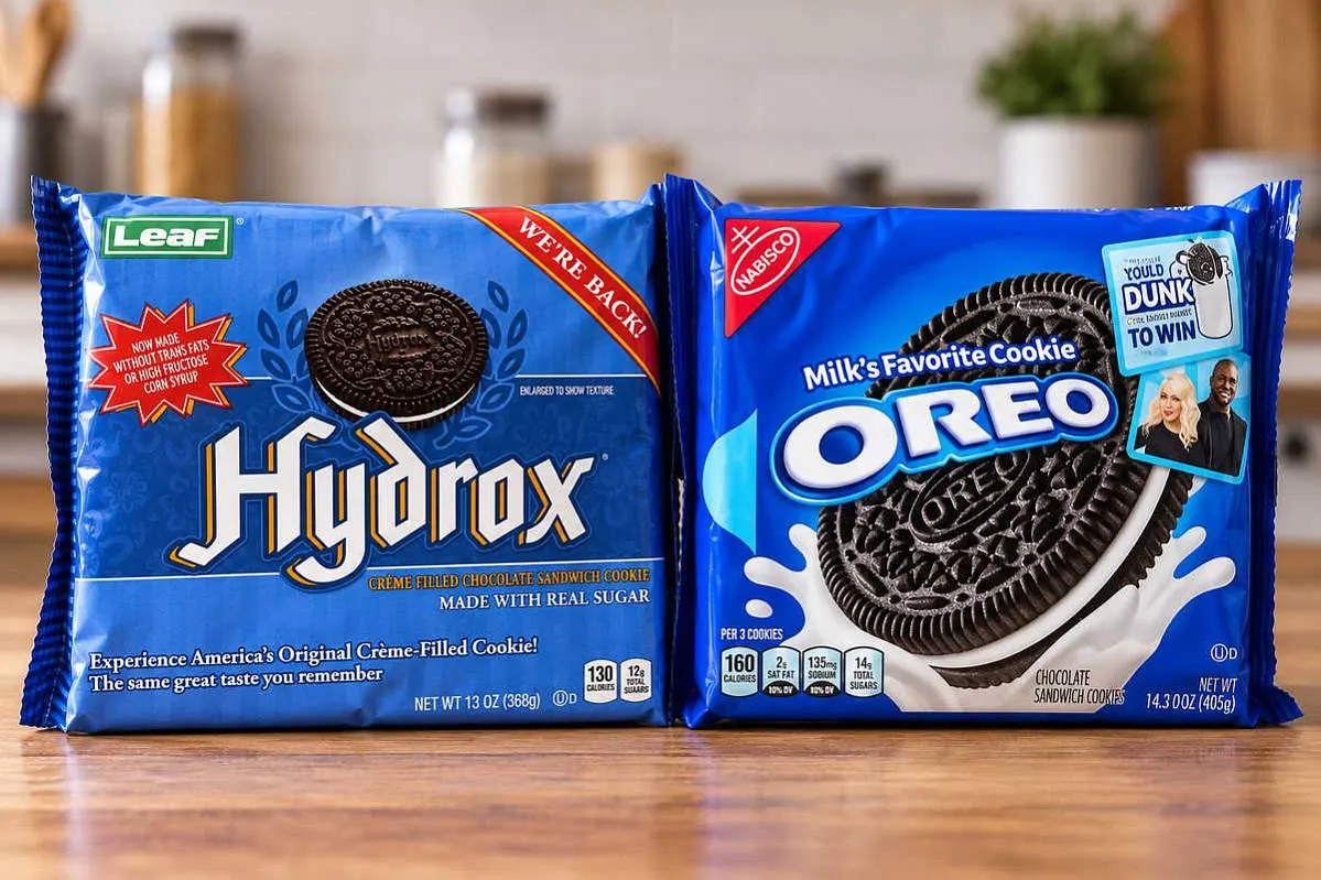 Hydrox появился раньше Oreo и оказался в его тени