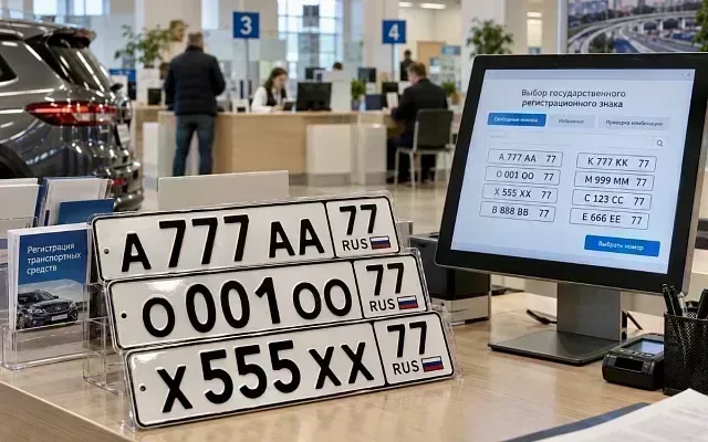 Красивые автомобильные номера хотят продавать официально