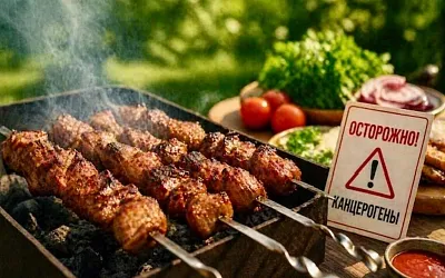 Шашлык не обязательно жарить до чёрной корки