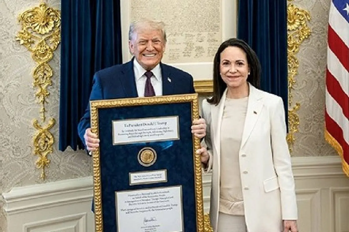 Мария Мачадо отдала свою Нобелевскую медаль Дональду Трампу