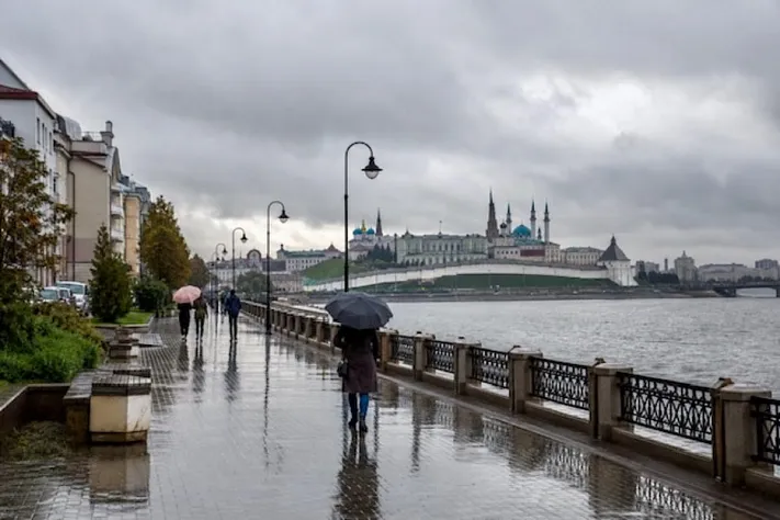Дожди в Казани начнут отступать не сразу