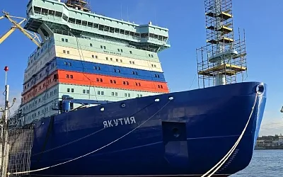 На испытания вышел атомный ледокол «Якутия»