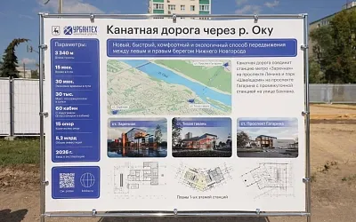 Нижний Новгород получит новую канатную дорогу через Оку