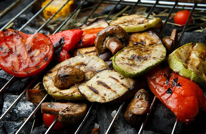 Худеем с овощами гриль