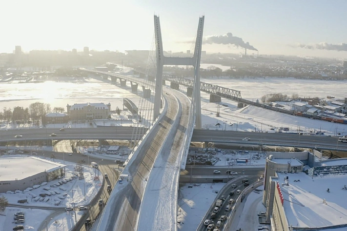В Новосибирске открыли новый мост через Обь