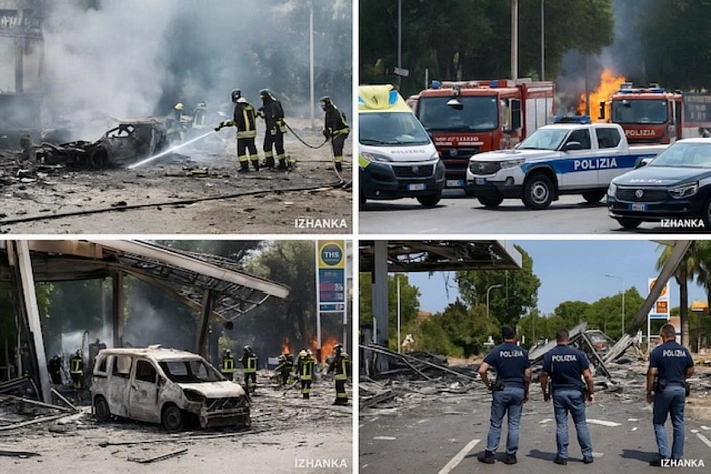 Взрыв на заправке в Риме: девять погибших и десятки раненых