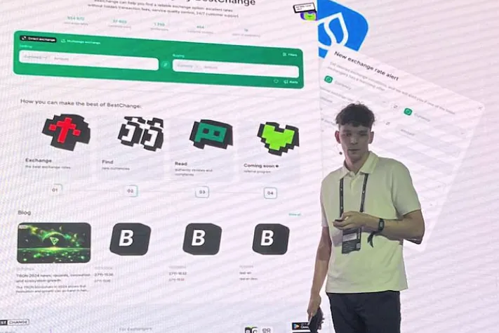 BestChange представил сайт и Telegram-приложение на Blockchain Life 2025