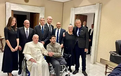 Папа Римский Франциск встретился с израильской делегацией