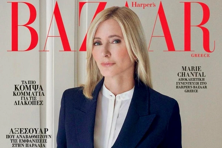 Греческая кронпринцесса Мари-Шанталь появилась на обложке Harper’s Bazaar