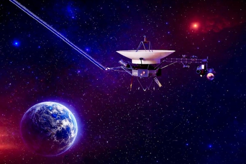 «вояджер-1» приближается к рубежу в один световой день от земли