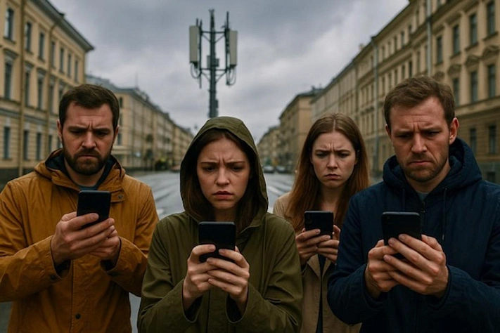 Карта массовых отключений связи: где не работает интернет в России утром 22 июня