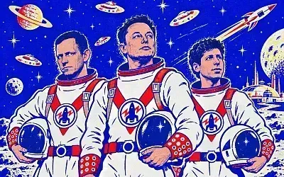 Маск, Безос и Тиль строят будущее из фантастики