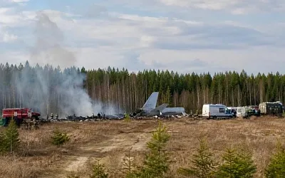 Ту-22М3 упал при заходе на посадку