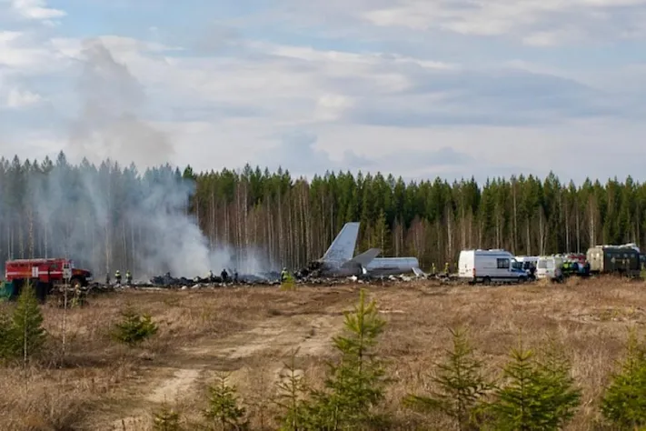 Ту-22М3 упал при заходе на посадку