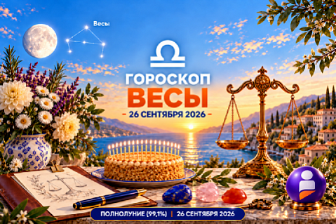 Гороскоп для рождённых 26 сентября о видимом результате