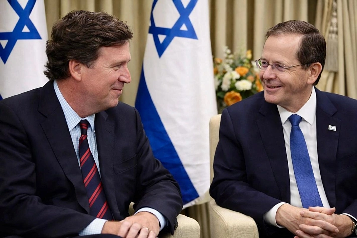 Карлсон извинился перед президентом Израиля из-за заявления об «острове Эпштейна»