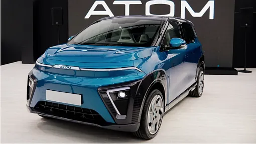 Представлен образец российского электромобиля «Атом»