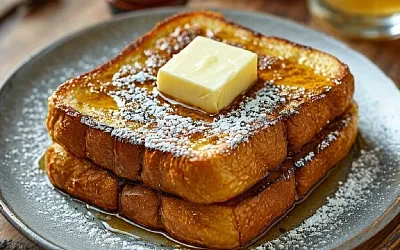 Классические французские тосты с маслом: изысканный завтрак за несколько шагов