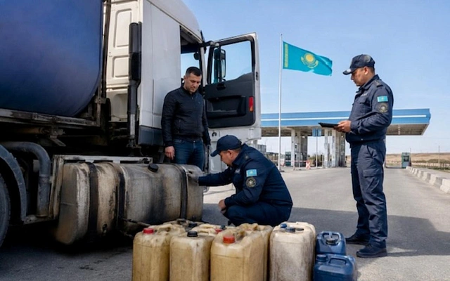 Казахстан ловит серый вывоз топлива на границе