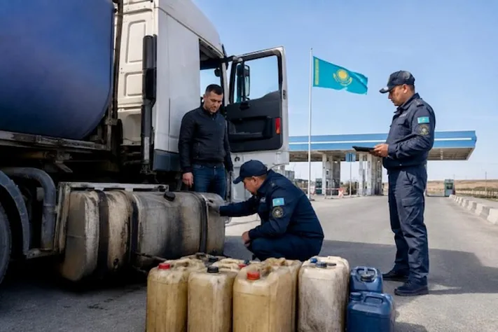 Казахстан ловит серый вывоз топлива на границе
