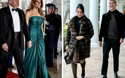 Дуэль стиля в Белом доме между Джорджиной Родригес и Меланией Трамп