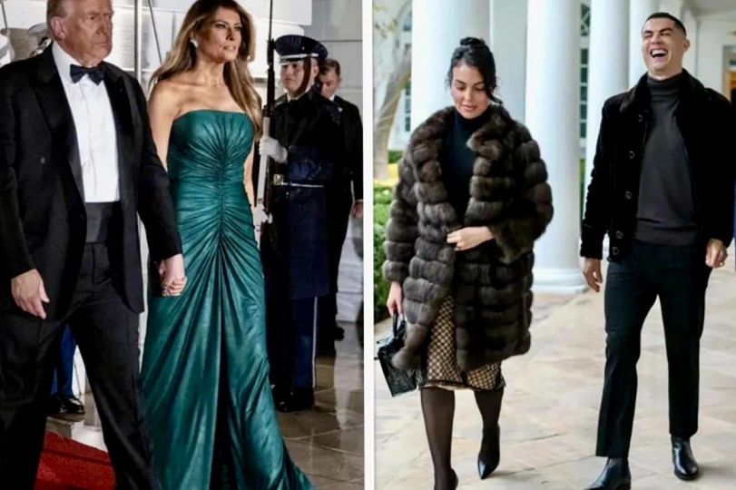 дуэль стиля в белом доме между джорджиной родригес и меланией трамп