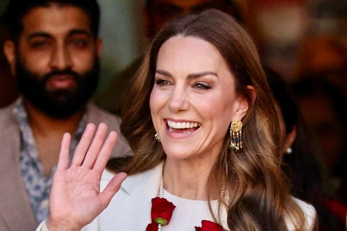 Кейт Миддлтон приехала в Лестер после праздника Холи