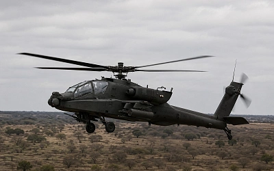Разбился Apache, при падении погибли двое военных
