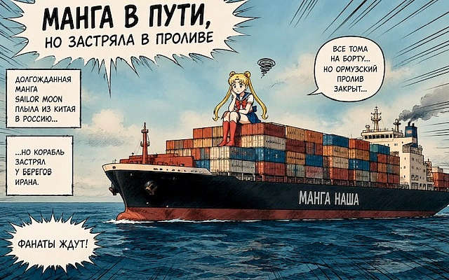 Манга Sailor Moon задержалась между правами и морем
