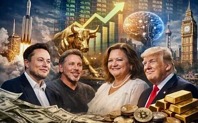 Мировые миллиардеры рекордно разбогатели в 2025 году