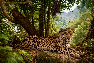 в гондурасе впервые за десять лет сняли редкого «дымчатого ягуара»